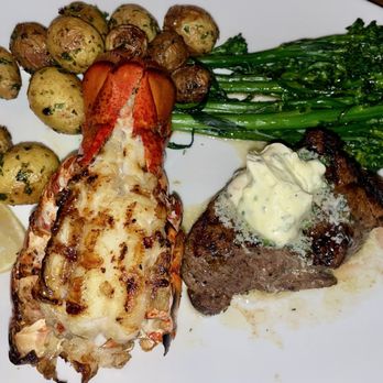 Seasons 52 - Filet mignon and lobster tail - New American Near Me - Rancho Cucamonga, California Seasons 52 - Filet mignon and lobster tail - New American Near Me - Rancho Cucamonga, California