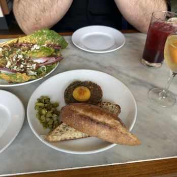 French Louie - The dry and dirty martini, blossom dearie, Steak Tartare, "Frenchie" salad - French Near Me - Brooklyn, New York