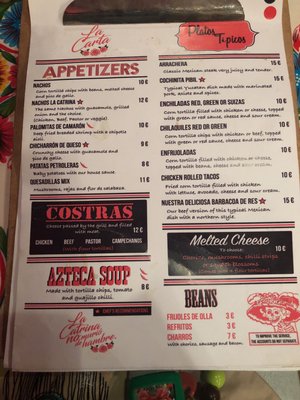 Menu photo 1 La Catrina de Barcelona Barcelona, B