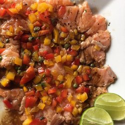 Rosarito Sunsets - Salmon carpaccio