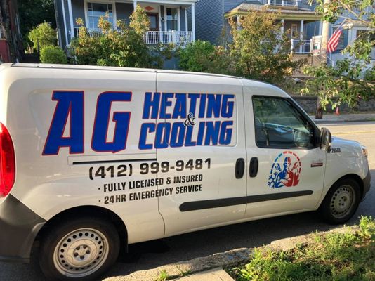 AG heating and cooling Logo