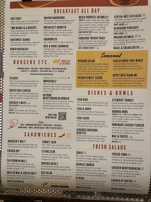 Menu photo 5 Flying Star Café Albuquerque, NM