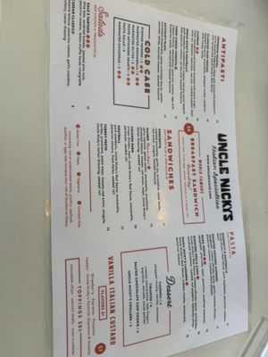 Menu photo 3 Uncle Nicky's Austin, TX