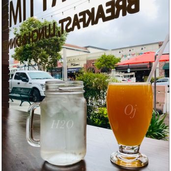 Cafe De Olla - My favorite morning twosome delight. OhLala! #freshdrinks #oj #agua - American Near Me - Monrovia, California