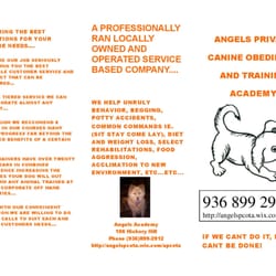 Angel's Private Canine Obedience and Training Academy