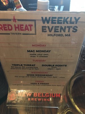 Menu photo 6 Red Heat Tavern Milford, MA Menu photo 6 Red Heat Tavern Milford, MA