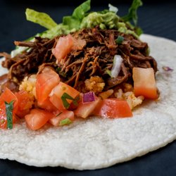 Lamy’s Mexican Grill - Single Tacos: Choose from wither 6in corn or flour tortillas, Comes with your choice of rice, beans, meat, and toppings