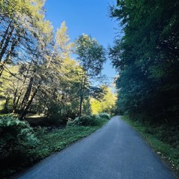 Beautiful, quiet, country road leading to the campground Beautiful, quiet, country road leading to the campground