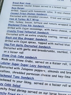 Menu photo 3 Lazy Days South Marathon, FL Menu photo 3 Lazy Days South Marathon, FL