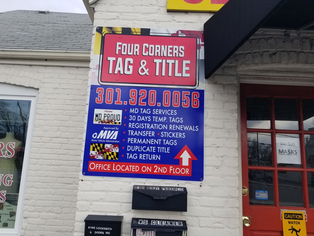 FOUR CORNERS TAG AND TITLE Updated August 2024 111 University Blvd