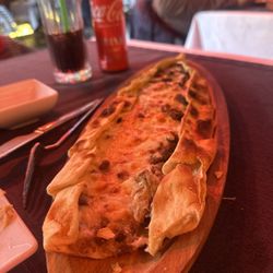 Roast meat pita
