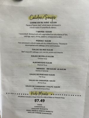 Menu photo 4 La Fondita Fillmore, CA