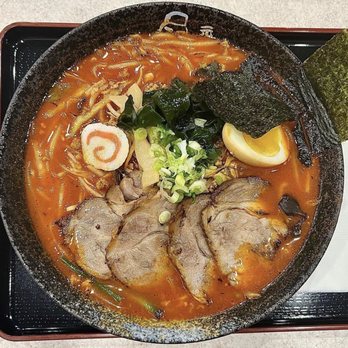 Kenzo Ramen - a bowl of ramen with meat and vegetables - Ramen Near Me - Barrie, Ontario