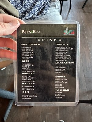 Menu photo 2 Papas & Beer Ensenada, BCN