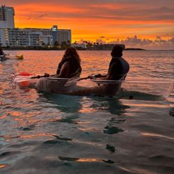 Aqua Experiences PR - Sunset Clear Kayak Guide Tour