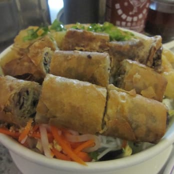 Saigon - Vermacelli noodles with pork and eggrolls - Vietnamese Near Me - San Diego, California Saigon - Vermacelli noodles with pork and eggrolls - Vietnamese Near Me - San Diego, California