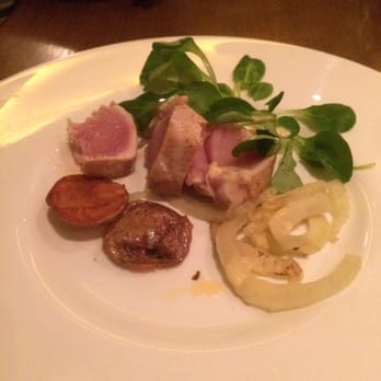 Coohills Restaurant - Albacore tuna with potato fennel and orange. - French Near Me - Denver, Colorado Coohills Restaurant - Albacore tuna with potato fennel and orange. - French Near Me - Denver, Colorado