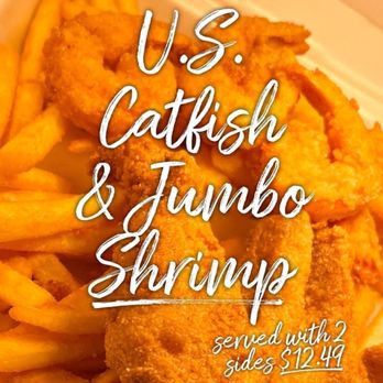 Catfish Charlie’s - a plate of fried shrimp and french fries - Seafood Near Me - Northport, Alabama Catfish Charlie’s - a plate of fried shrimp and french fries - Seafood Near Me - Northport, Alabama