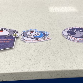Uncle Sharkii Poke Bar - Big, cute stickers! - Poke Near Me - Roseville, California Uncle Sharkii Poke Bar - Big, cute stickers! - Poke Near Me - Roseville, California