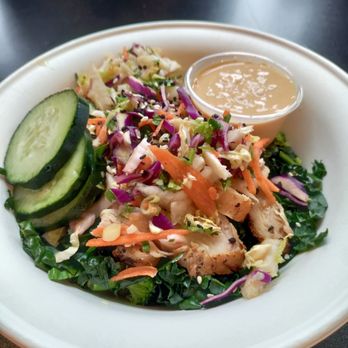 Laughing Planet - Veggie Bowl $9 + grilled chicken $2.75 - Vegan Near Me - Corvallis, Oregon