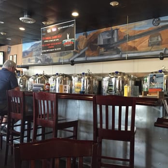 Boulder Dam Brewing Co. - Mural above tanks - Breweries Near Me - Boulder City, Nevada