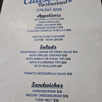 The Causeway Restaurant - Menu - Seafood Near Me - Gloucester, Massachusetts The Causeway Restaurant - Menu - Seafood Near Me - Gloucester, Massachusetts