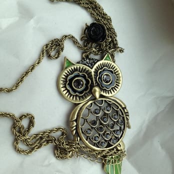 San Clemente Antiques & More - The owl necklace that I got my sister. She loved it! - Antiques Near Me - San Clemente, California San Clemente Antiques & More - The owl necklace that I got my sister. She loved it! - Antiques Near Me - San Clemente, California