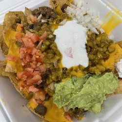 Burrito Express - Nachos with steak