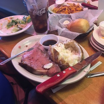 Texas Roadhouse - Prime rib. My husband ordered medium rare and it was just right. - Steakhouses Near Me - Lawrence, Kansas Texas Roadhouse - Prime rib. My husband ordered medium rare and it was just right. - Steakhouses Near Me - Lawrence, Kansas