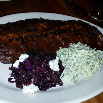 Houston's Restaurant - Ribs with red cabbage and coleslaw - New American Near Me - Irvine, California Houston's Restaurant - Ribs with red cabbage and coleslaw - New American Near Me - Irvine, California