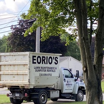 Eorio's Dumpster Rentals - a truck parked on the side of the road - Lawn Services Near Me - Youngstown, Ohio Eorio's Dumpster Rentals - a truck parked on the side of the road - Lawn Services Near Me - Youngstown, Ohio