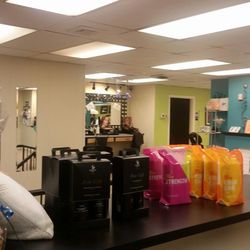 Sass Salon & Day Spa - Products for sale. Pricy, but a good selection.