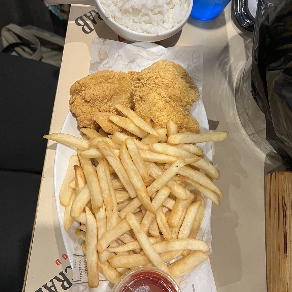 Crafty Crab - catfish fries and steamed rice - Seafood Near Me - Richmond, Virginia