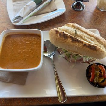 SPIN! Pizza - Italian Deli Sub and Cup of Tomato Basil Soup - Pizza Near Me - Richardson, Texas SPIN! Pizza - Italian Deli Sub and Cup of Tomato Basil Soup - Pizza Near Me - Richardson, Texas
