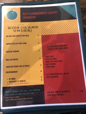 Menu photo 1 Ponderosa Eats Orderville, UT