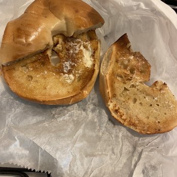 Dyre Ave Diner - Cold bagel without cream cheese - American Near Me - Bronx, New York Dyre Ave Diner - Cold bagel without cream cheese - American Near Me - Bronx, New York