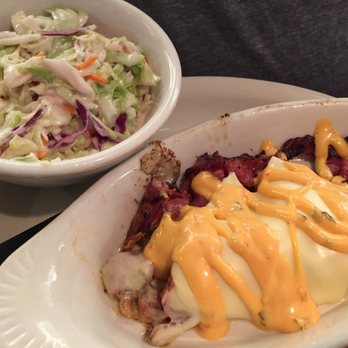 Badger Cafe - Pastrami sandwich "low carb" style with cole slaw. Not good. - New American Near Me - Las Vegas, Nevada