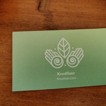 Knotfixer - Business card back - Massage Therapy Near Me - Glendale, California Knotfixer - Business card back - Massage Therapy Near Me - Glendale, California