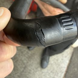 Cracked pcv hose