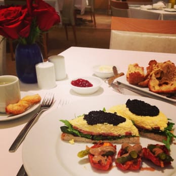 Mariposa - My egg salad & caviar sandwich - New American Near Me - Beverly Hills, California