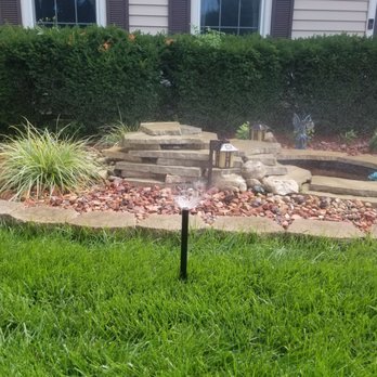 Auto-matic Lawn Sprinkler Systems - Shrub head zone covering plantings around pond. Also included a pond fill zone ! - Irrigation Near Me - Arlington Heights, Illinois Auto-matic Lawn Sprinkler Systems - Shrub head zone covering plantings around pond. Also included a pond fill zone ! - Irrigation Near Me - Arlington Heights, Illinois