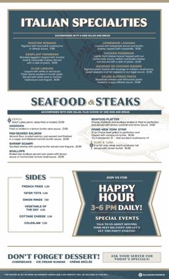Menu photo 1 Gillhouse Henderson Harbor, NY Menu photo 1 Gillhouse Henderson Harbor, NY