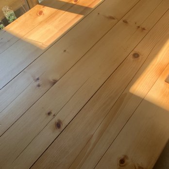 A Salas Construction Services - Post, hard to tell but the wood turned out wonderful for how old and soft it is (pine). - General Contractors Near Me - Rockville, Maryland