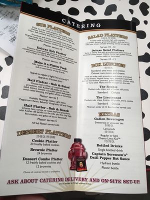 Menu photo 5 Firehouse Subs Chino, CA