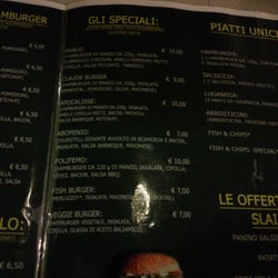 Slainte - Menu