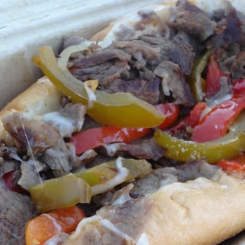 Izzy's Cheesesteaks - Classic Cheesesteak w/ provolone, wit onions, hot and sweet peppers - Food Trucks Near Me - South San Francisco, California Izzy's Cheesesteaks - Classic Cheesesteak w/ provolone, wit onions, hot and sweet peppers - Food Trucks Near Me - South San Francisco, California