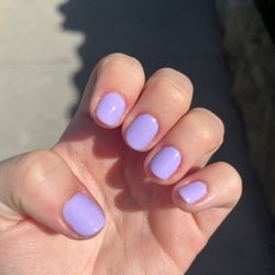 Angels Nail & Spa - Gel manicure lilac