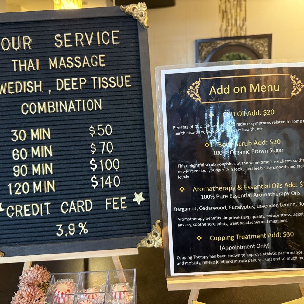 Sabai Thai Massage - menu/prices - Massage Therapy Near Me - Tustin, California Sabai Thai Massage - menu/prices - Massage Therapy Near Me - Tustin, California