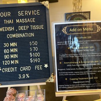 Sabai Thai Massage - menu/prices - Massage Therapy Near Me - Tustin, California Sabai Thai Massage - menu/prices - Massage Therapy Near Me - Tustin, California