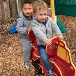 Samuel Church Pre-Kindergarten School - Here comes the firetruck!